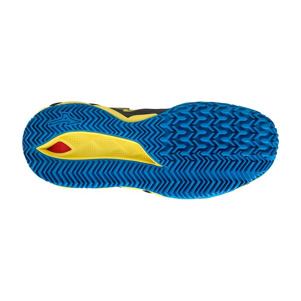 Scarpa da Tennis Uomo Enforce Tour CC Tennis Blu Giallo 5/5