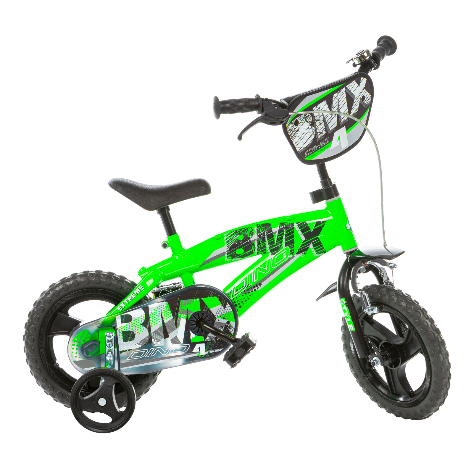Dino Bikes - Velo Enfant 12 Pouces 3 Ans Bmx - Vélo Enfant - Vert - 12" - Decathlon