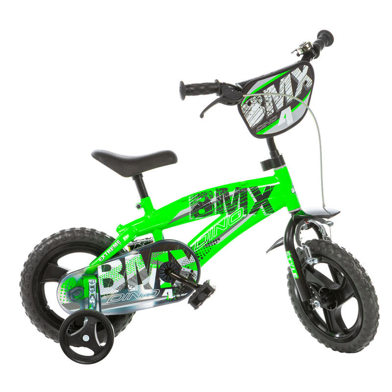 Bicicleta Niños 12 Pulgadas BMX negro 3-5 años