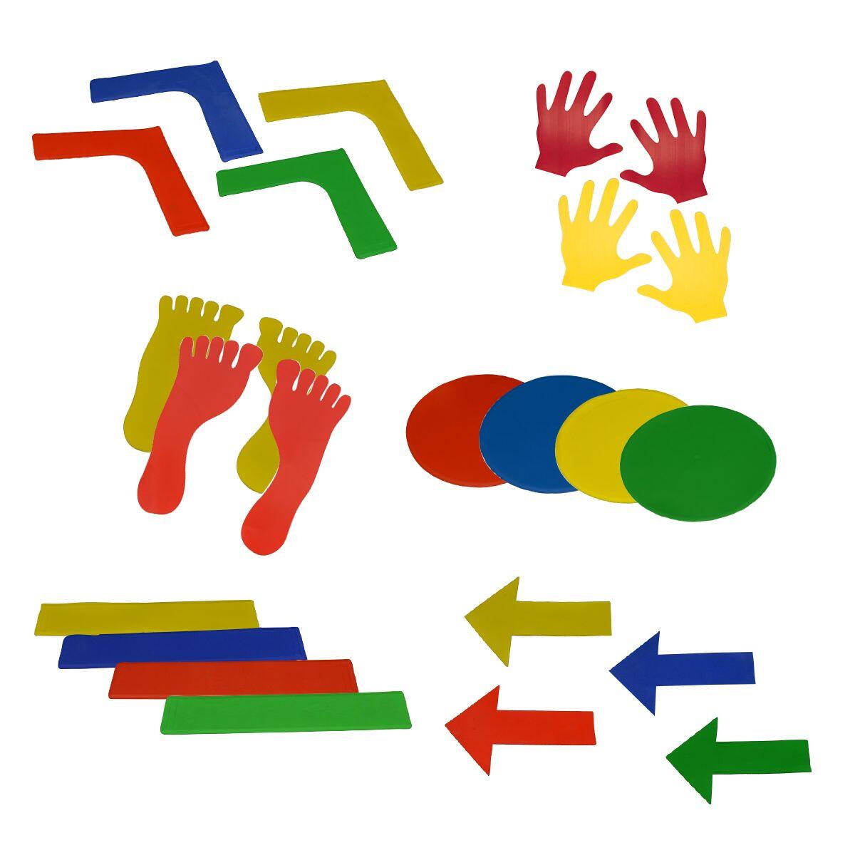 Sporti France - Sporti Kit Reperage Au Sol - Empreintes De Marquage Au Sol - Multicolore - Taille Unique - Decathlon