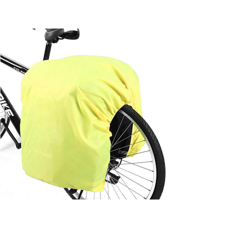 Sacoches Double XL 60 Litres Noir avec housse de pluie