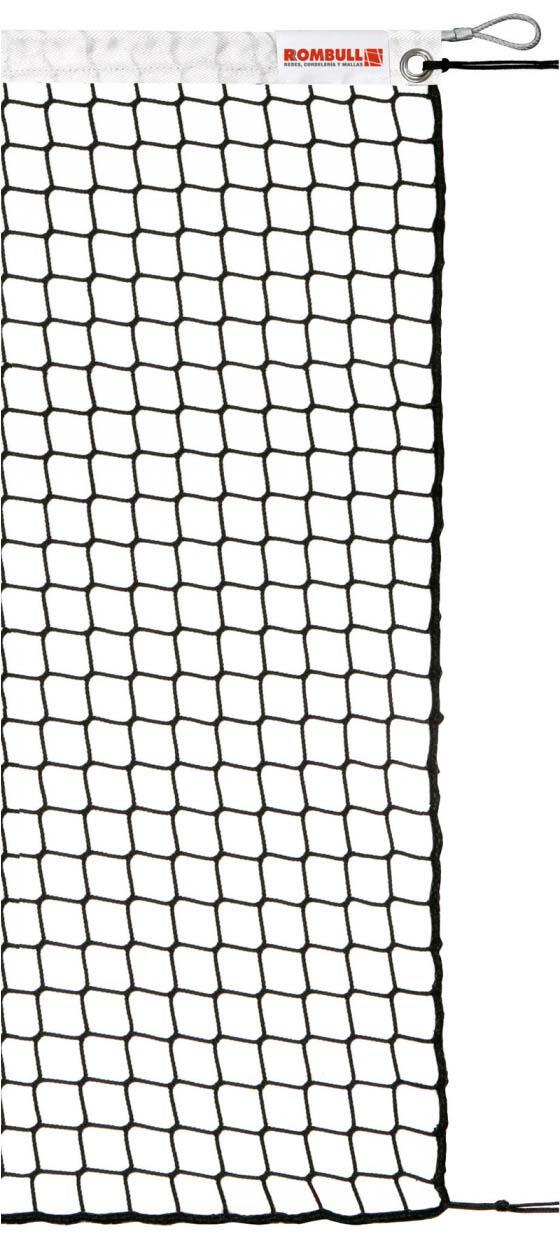 Rete da tennis con cinturino superiore PES nero. 3/3