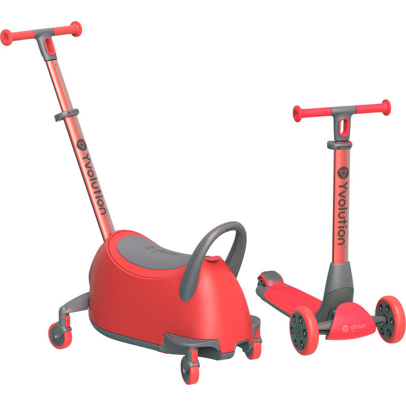 Trotineta 5-in-1 Yvolution Y Glider Luna Red