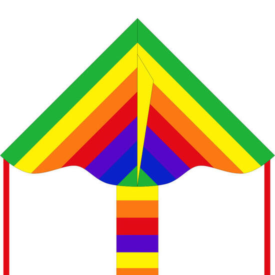 Cerf-volant pour enfants HQ Simple Flyer Rainbow 85cm