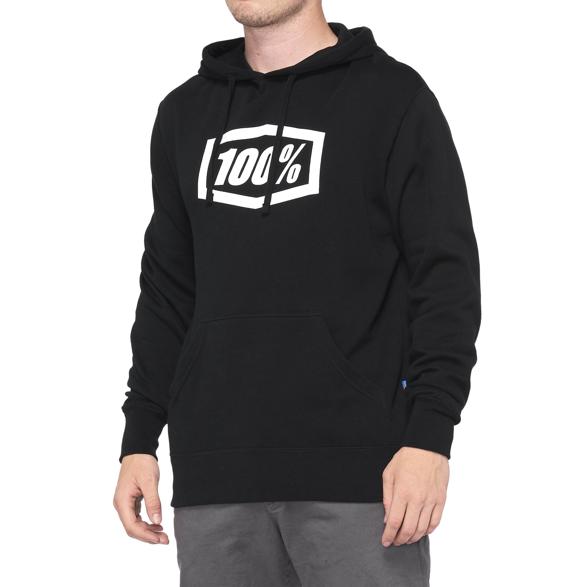 100% Sweat à capuche Essential Noir 2/3