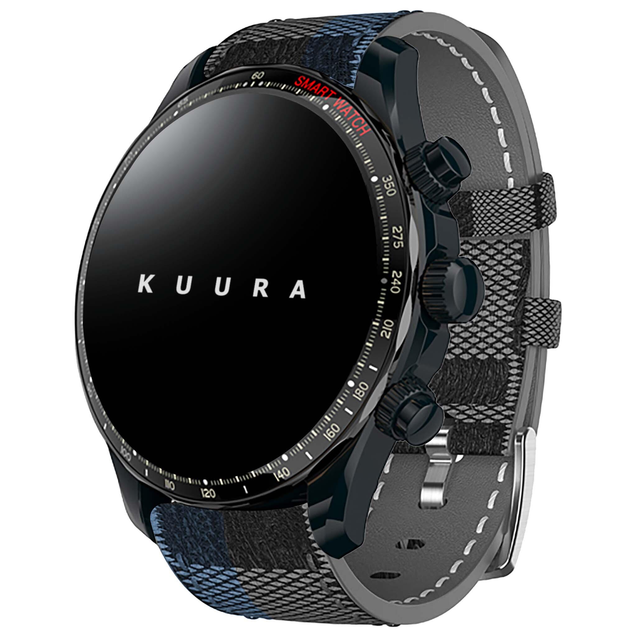 KUURA Kuura smartwatch FM1 V3, Zwart