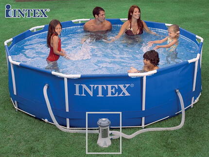 Kit piscine tubulaire Intex METAL FRAME Ø 3.05m x 0.76m