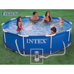 Kit piscine tubulaire Intex METAL FRAME Ø 3.05m x 0.76m