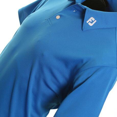 Footjoy Stretch Pique Polo Shirt Kobalt 2/3