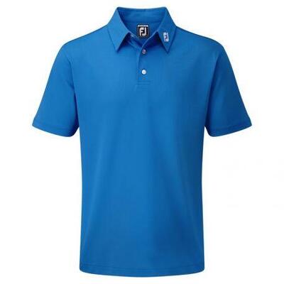 Footjoy stretch pique polo shirt kobalt