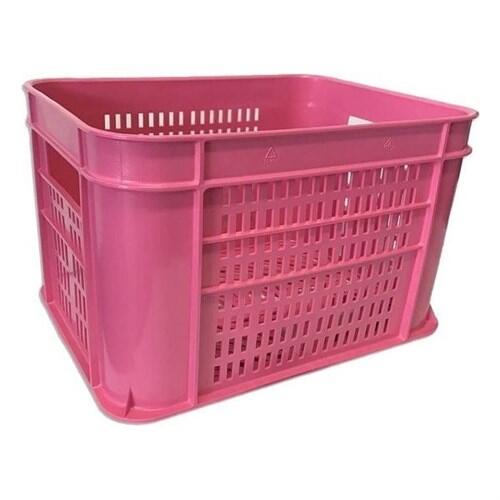 Caisse PVC rose moyen 40x30x25