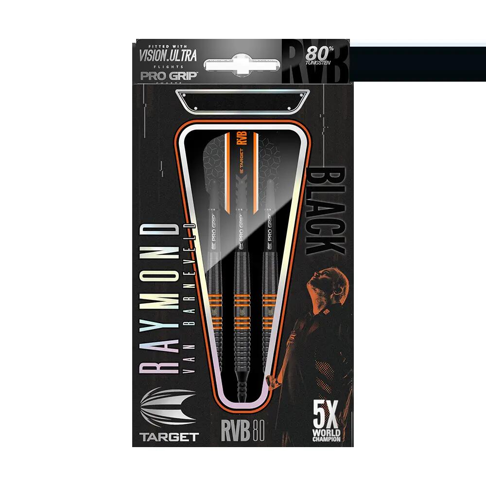 Target Softtip Raymond van Barneveld RVB 80 Black 80% 20 gram 4/4