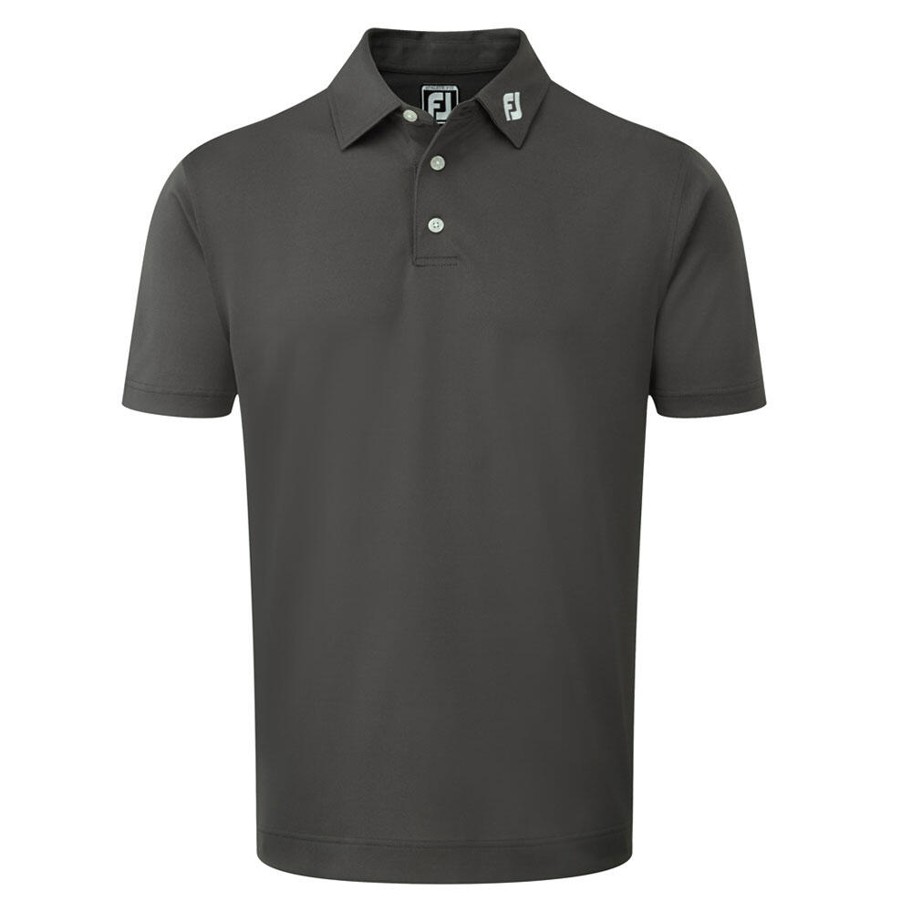 FOOTJOY Footjoy Stretch Pique Polo Shirt Charcoal
