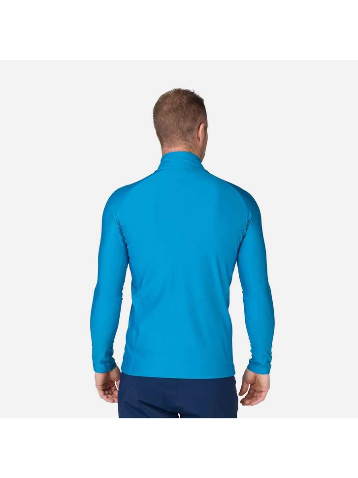 Bluza narciarska męska Rossignol CLASSIQUE 1/2 Zip termo niebieska