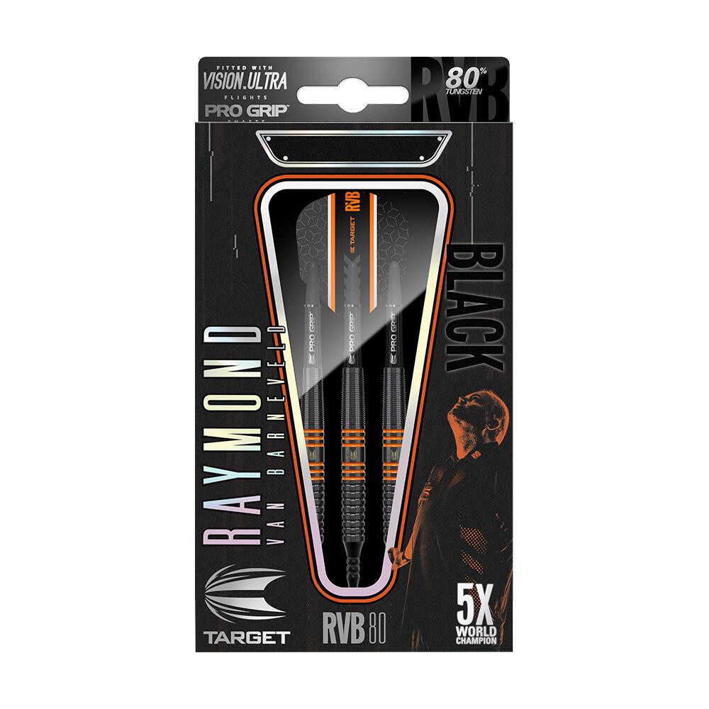 Target Softtip Raymond van Barneveld RVB 80 Black 80% 18 gram 4/4