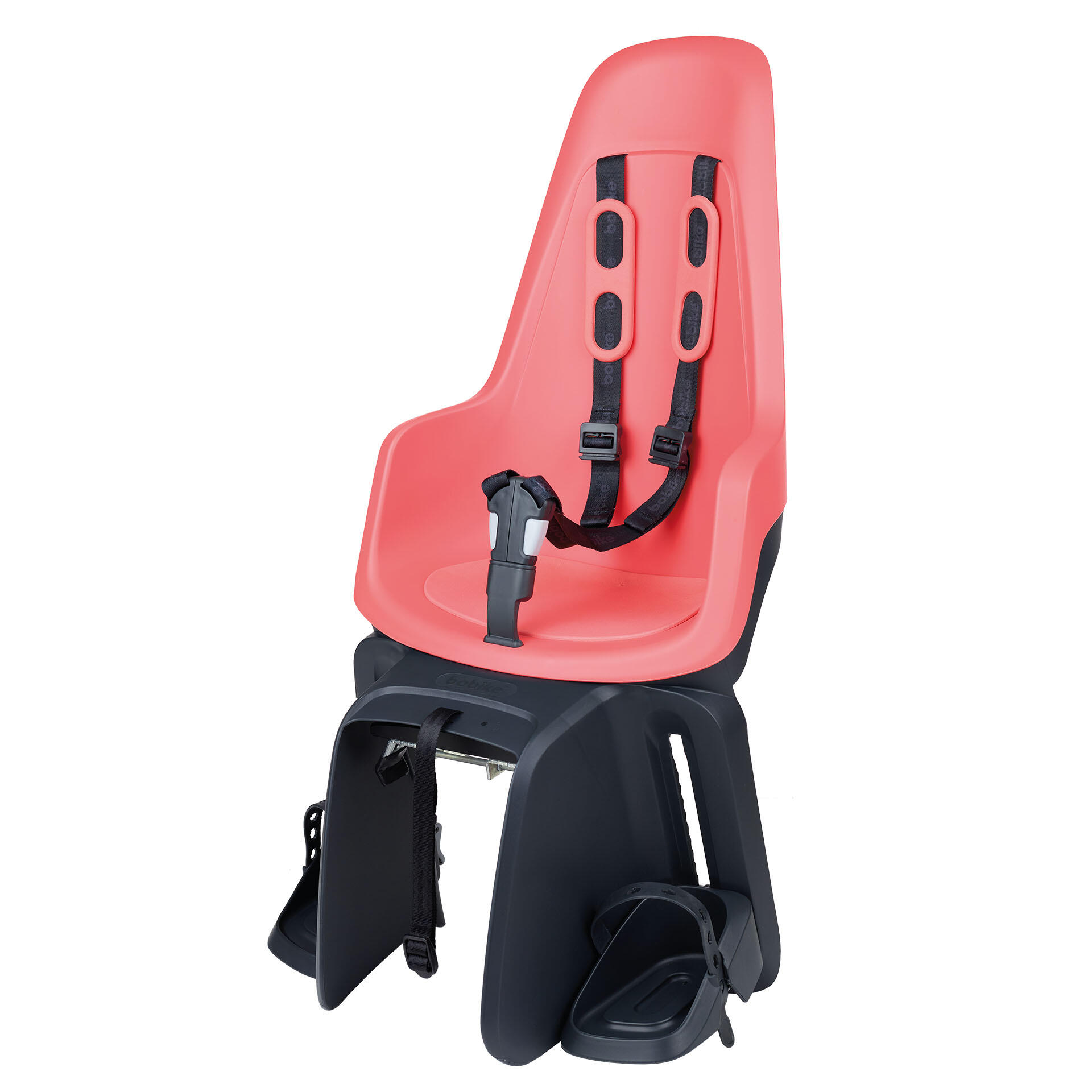 BOBIKE Fahrradkindersitz Hinten Gepäckträger ONE E-BD Flamingo