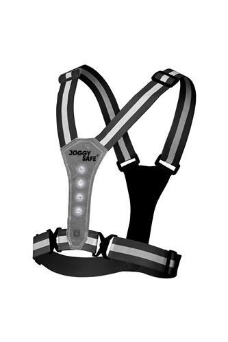 Joggy Safe Gilet de course avec éclairage Anthracite 1/1