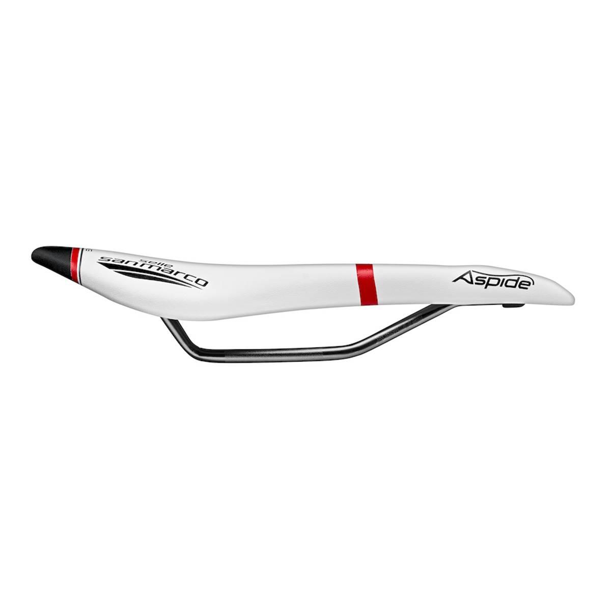 Selle San Marco - Selle Aspide Open-fit Racing Etroit 132mm - Selle De Vélo - Blanc - Taille Unique - Decathlon