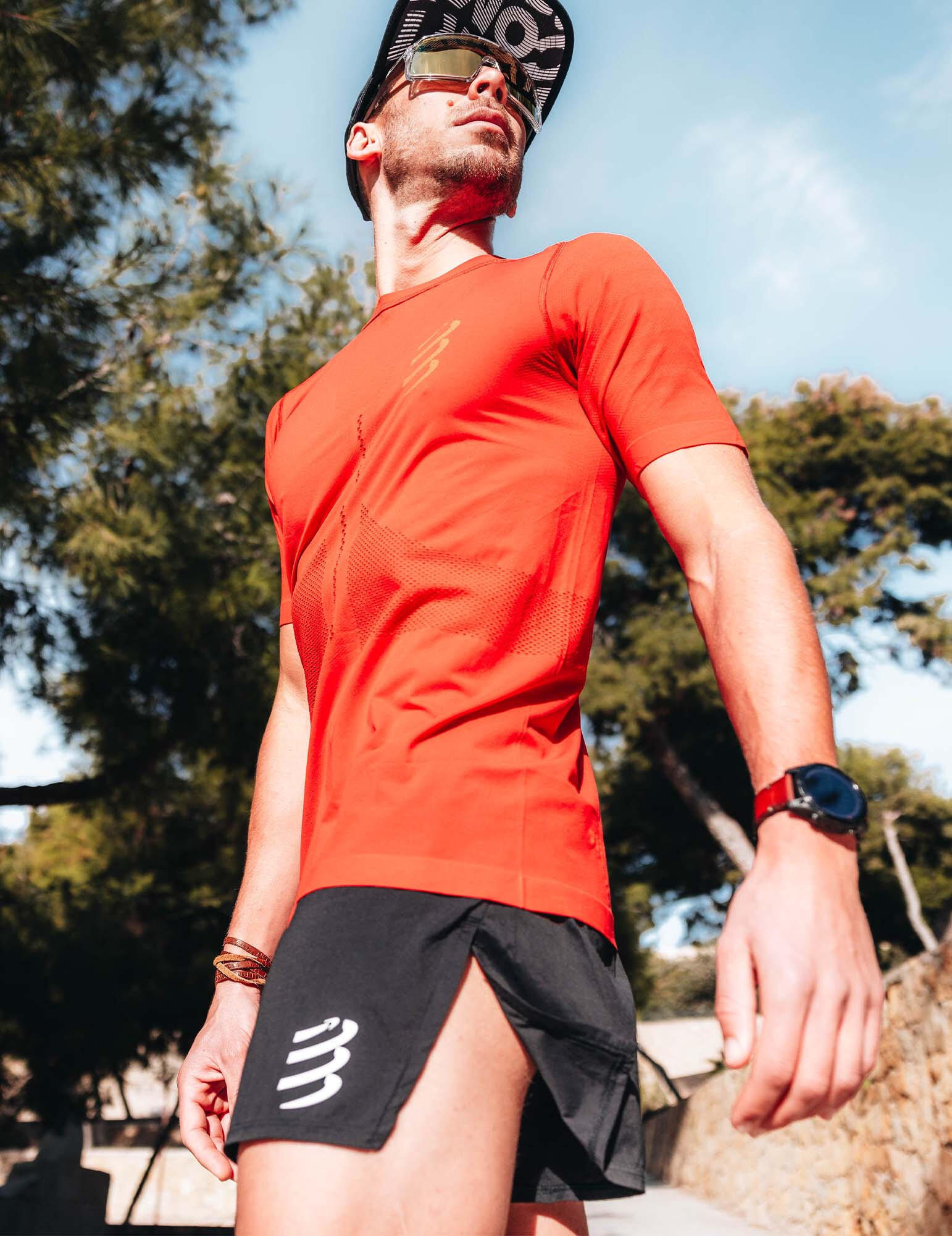 Compressport Racing Split Shorts Schwarz 4/4