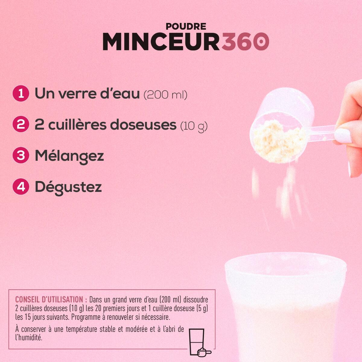 Minceur 360 Poudre Morosil, Vinaigre de Cidre, Collagène & Acide Hyaluronique 4/7
