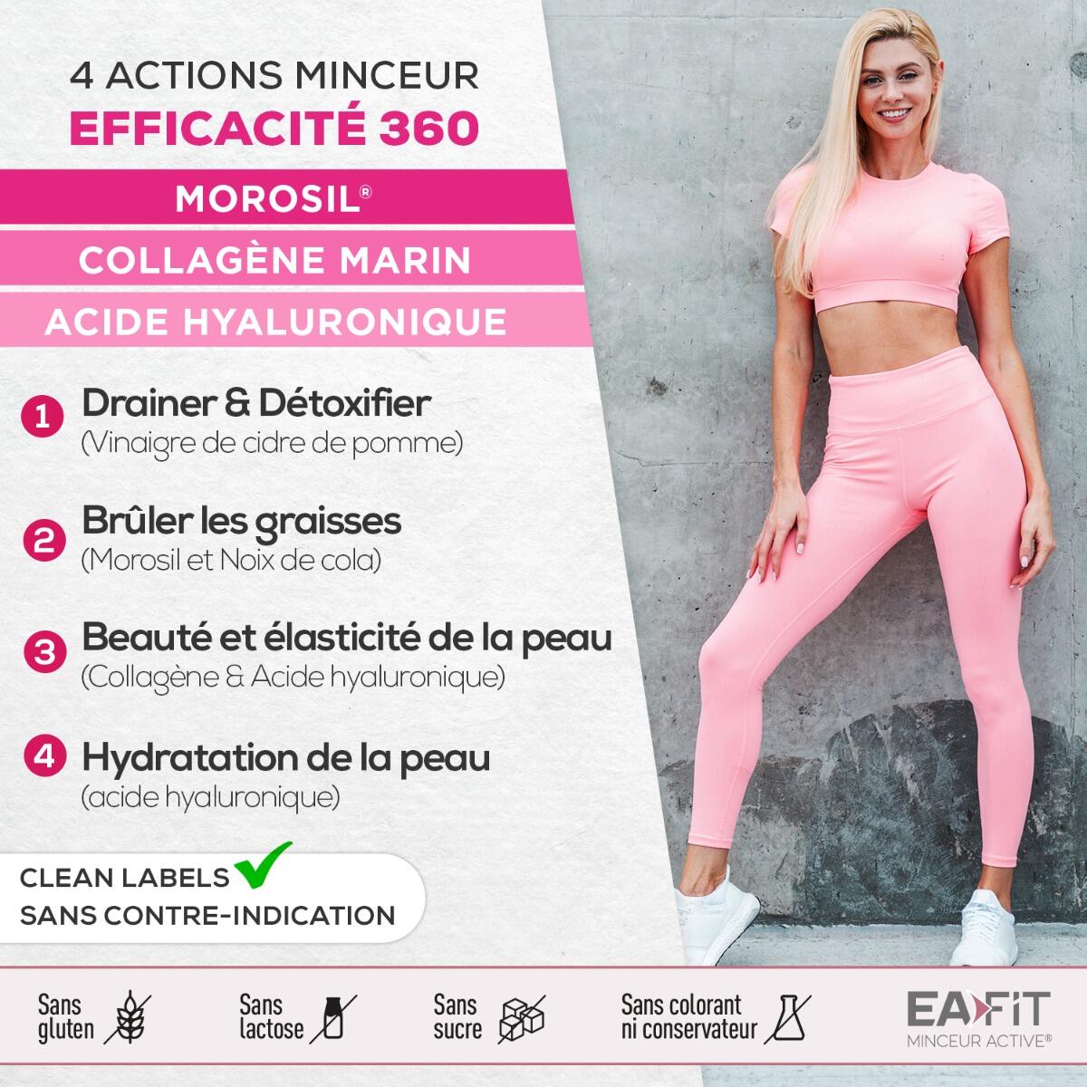 Minceur 360 Poudre Morosil, Vinaigre de Cidre, Collagène & Acide Hyaluronique 3/7