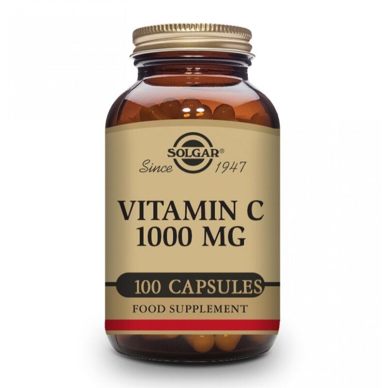 SOLGAR Vitamina C 1000mg 100 Cápsulas Vegetales