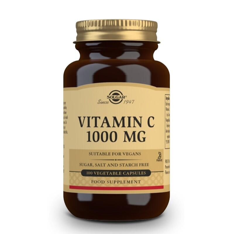 SOLGAR Vitamina C 1000mg 100 Cápsulas Vegetales