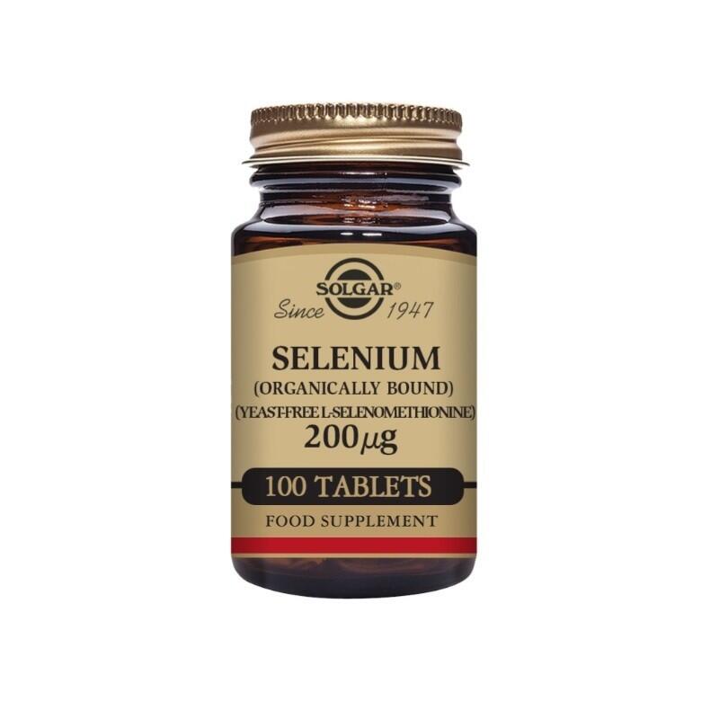 SOLGAR Selenio 200mcg (Sin Levadura) 100 comprimidos