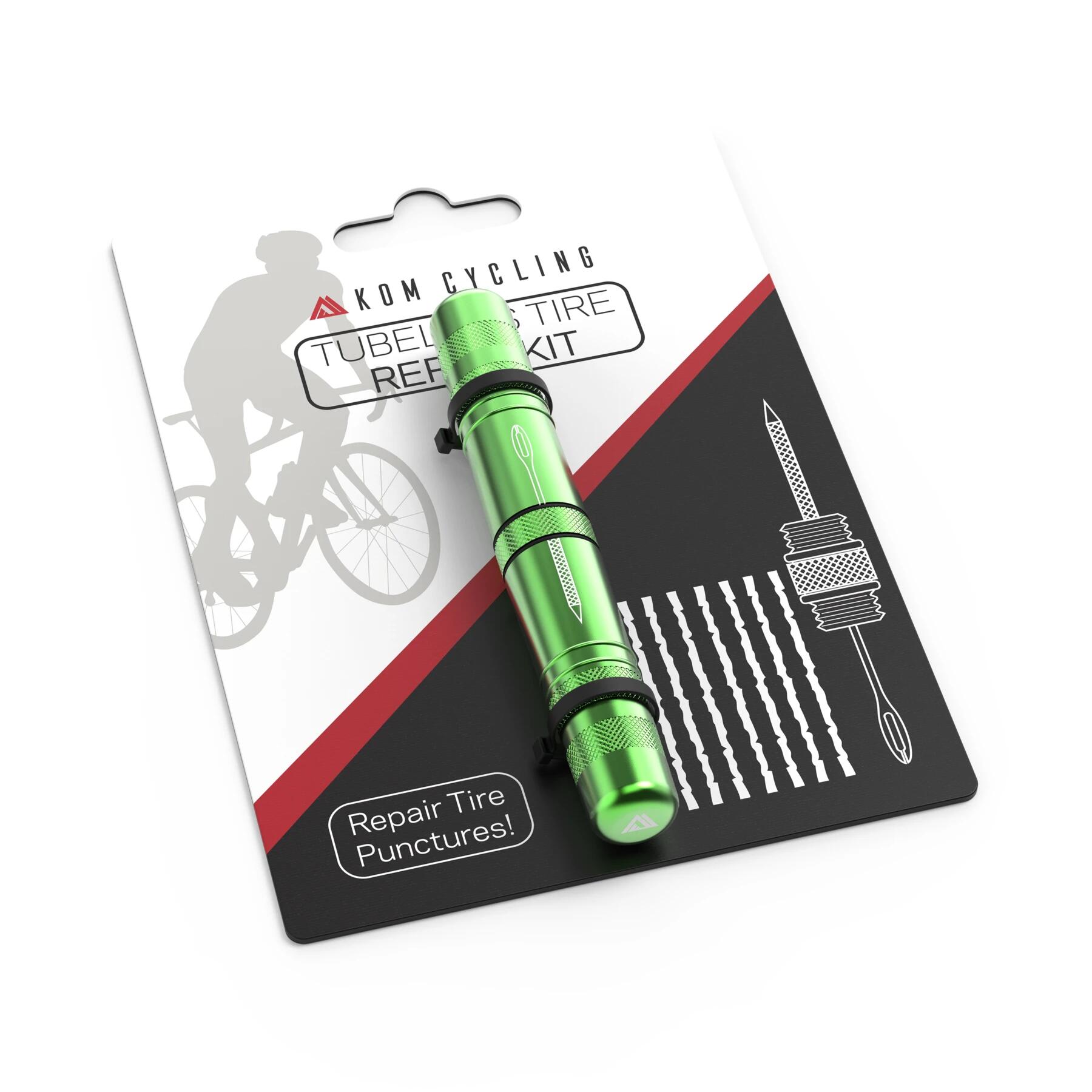 Narzędzie do naprawy opon bezdętkowych (tubeless) - Kom Cycling - TRT Zielony