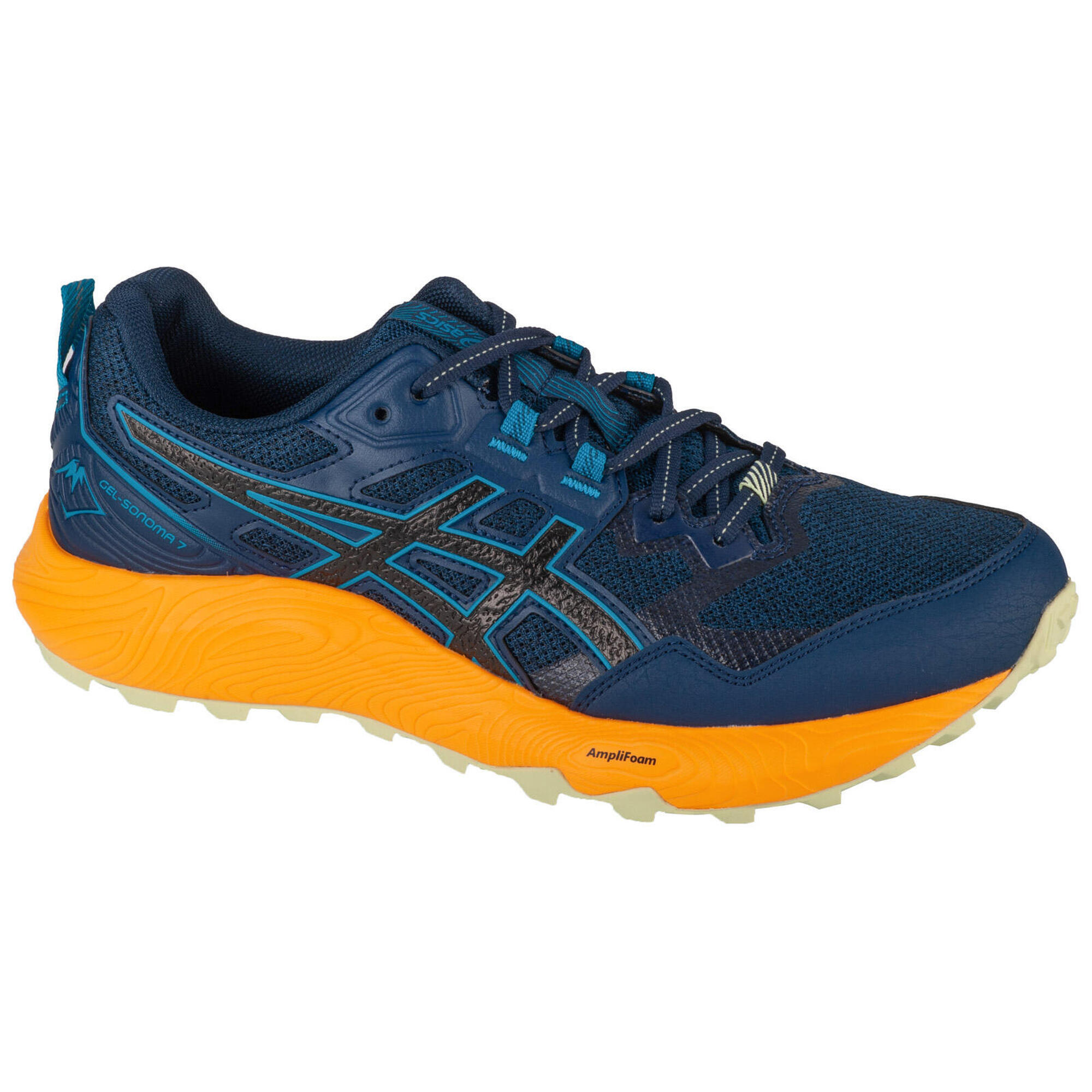Asics - Chaussures De Running Pour Hommes Gel-sonoma 7 - Baskets - Bleu|jaune - 44,5 - Decathlon