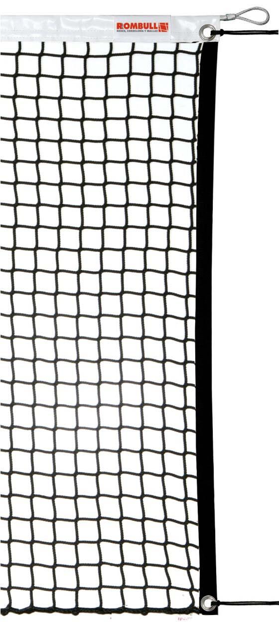 Rete da tennis da torneo con nastro superiorePoliestere nero 3/3