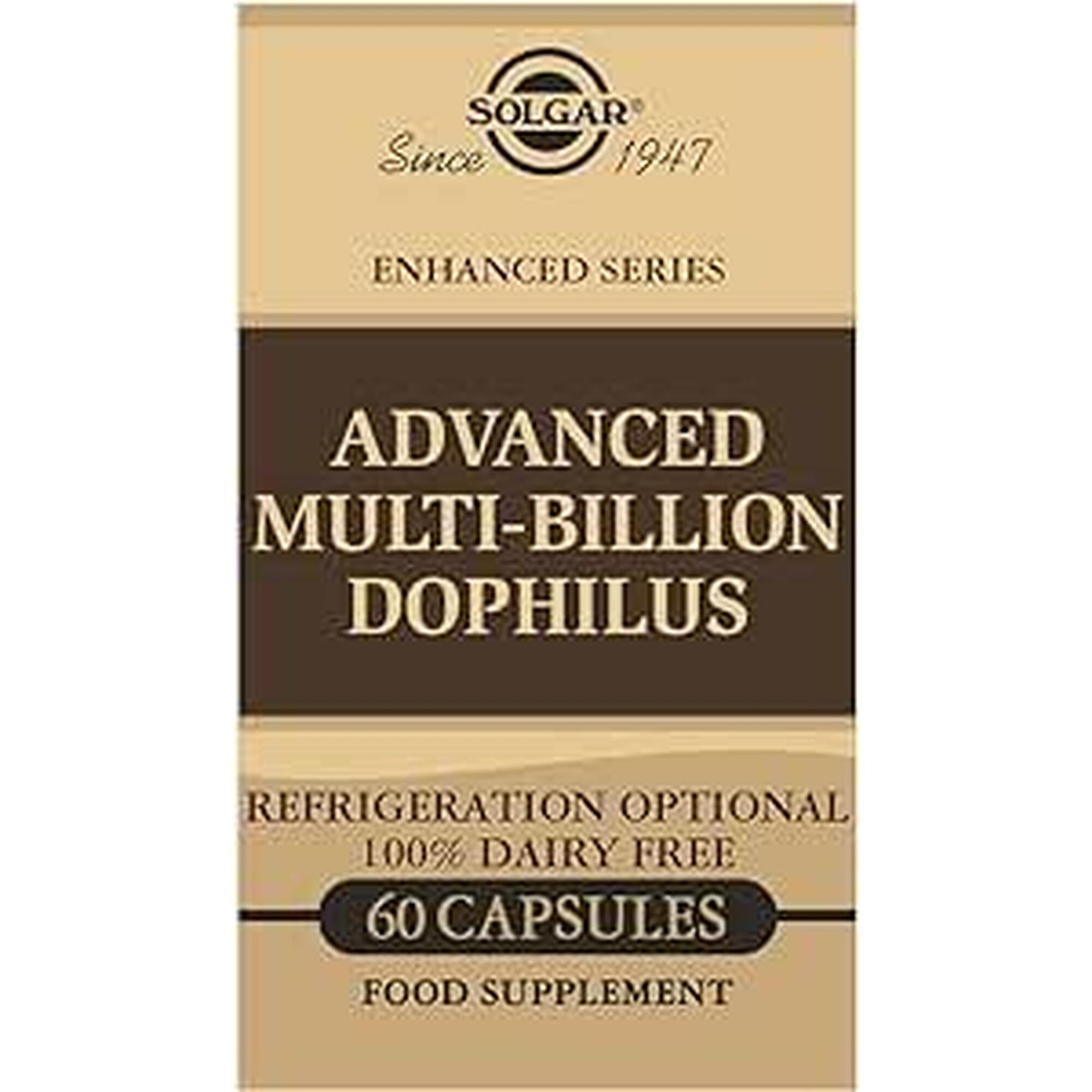 SOLGAR Multi Billion Dophilus Avanzado 60 Cápsulas Vegetales