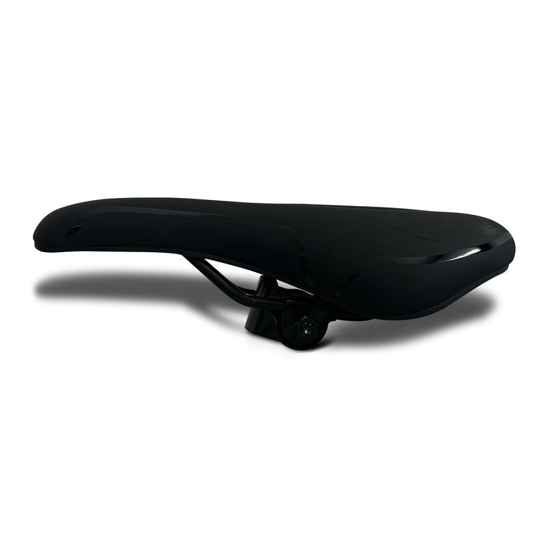 Selle Confort Soft 28x15cm Femmes/Hommes Noir