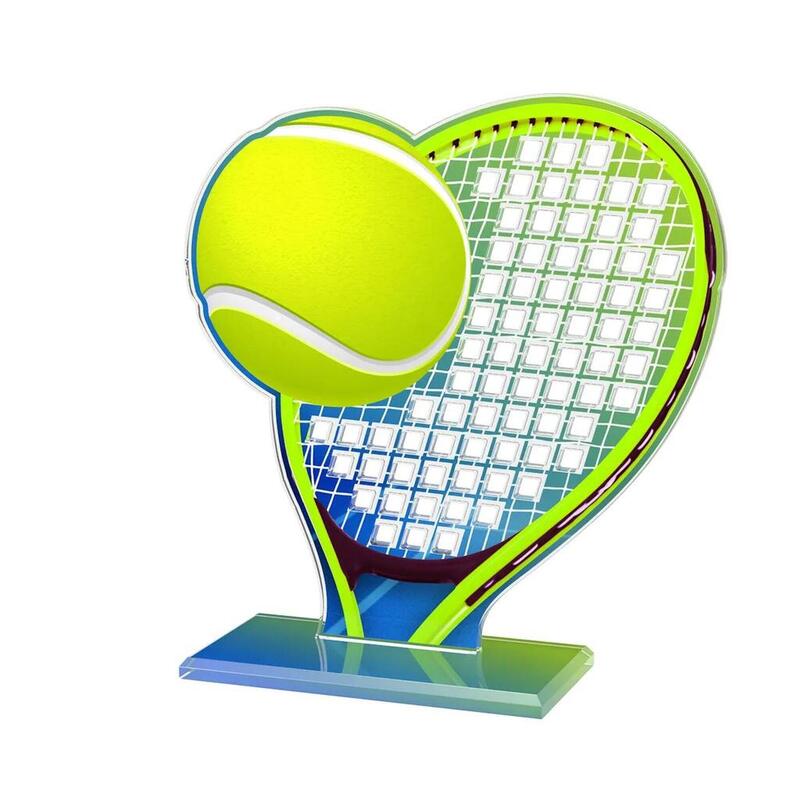 Trofeu acril Tenis