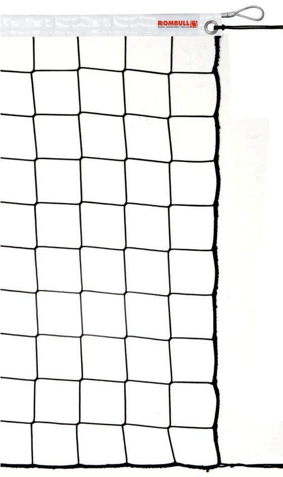 Red voleibol Playa Básica con cinta superior PVC, color: negro 3/3