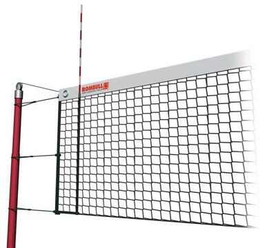 Beachvolleyballnetz Basic Beachvolleyballnetz mit PVC-Top-Band. Farbe: schwarz