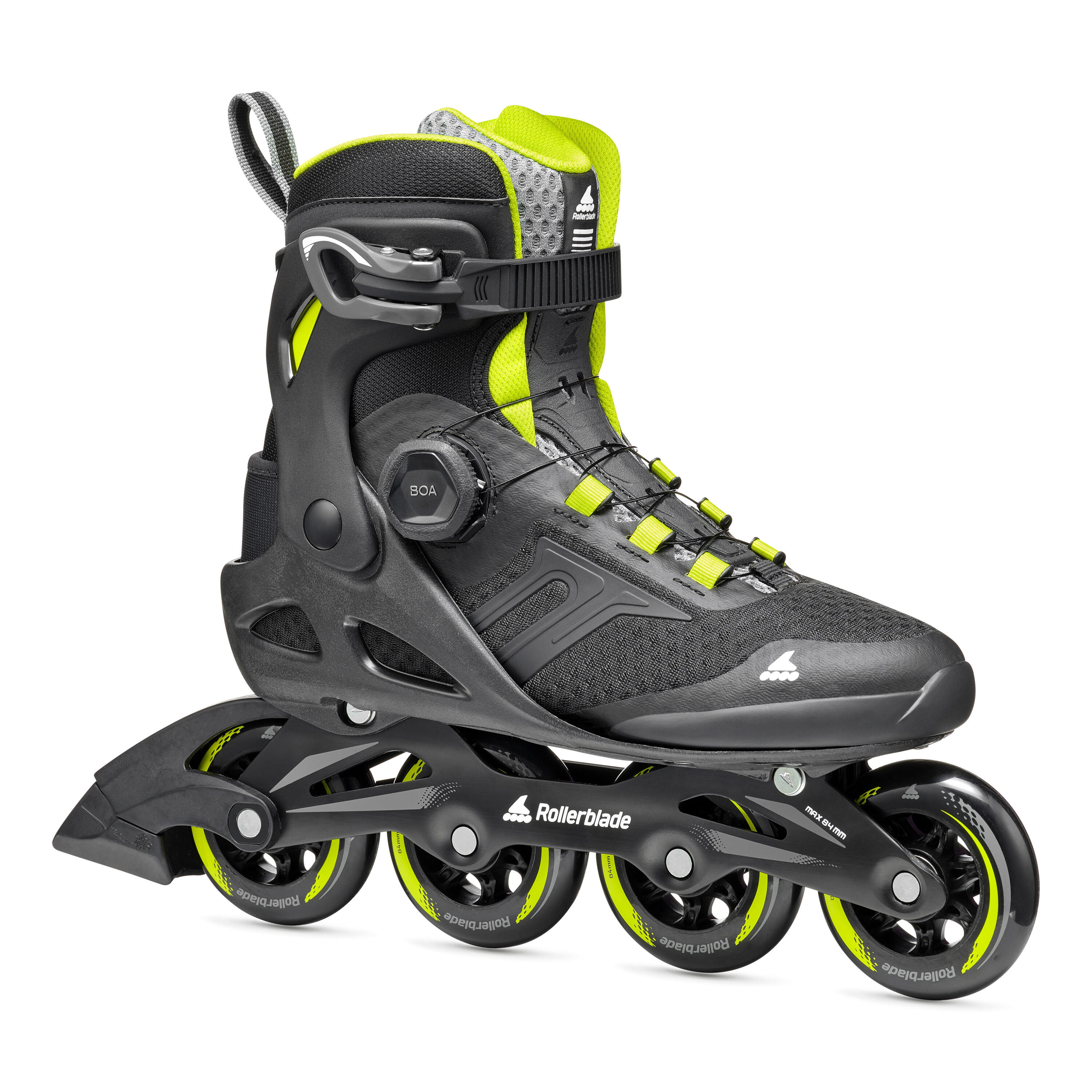 ROLLERBLADE ROLLERBLADE MACROBLADE 84 BOA, NERO/LIME, 47/47.5