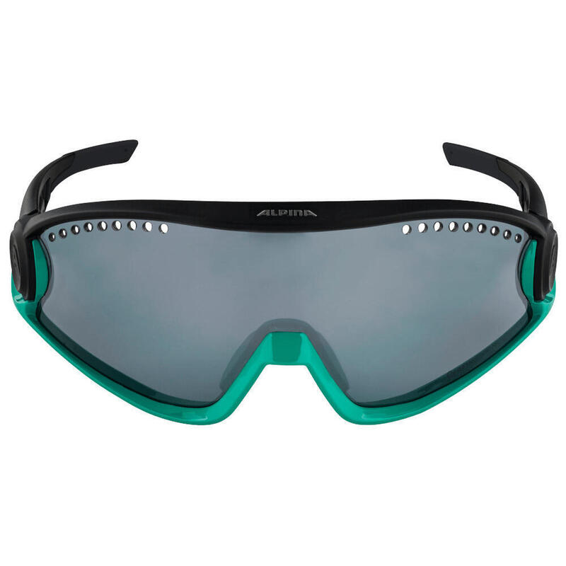 ALPINA Lunettes de soleil 5W1NG, turquoise/noir