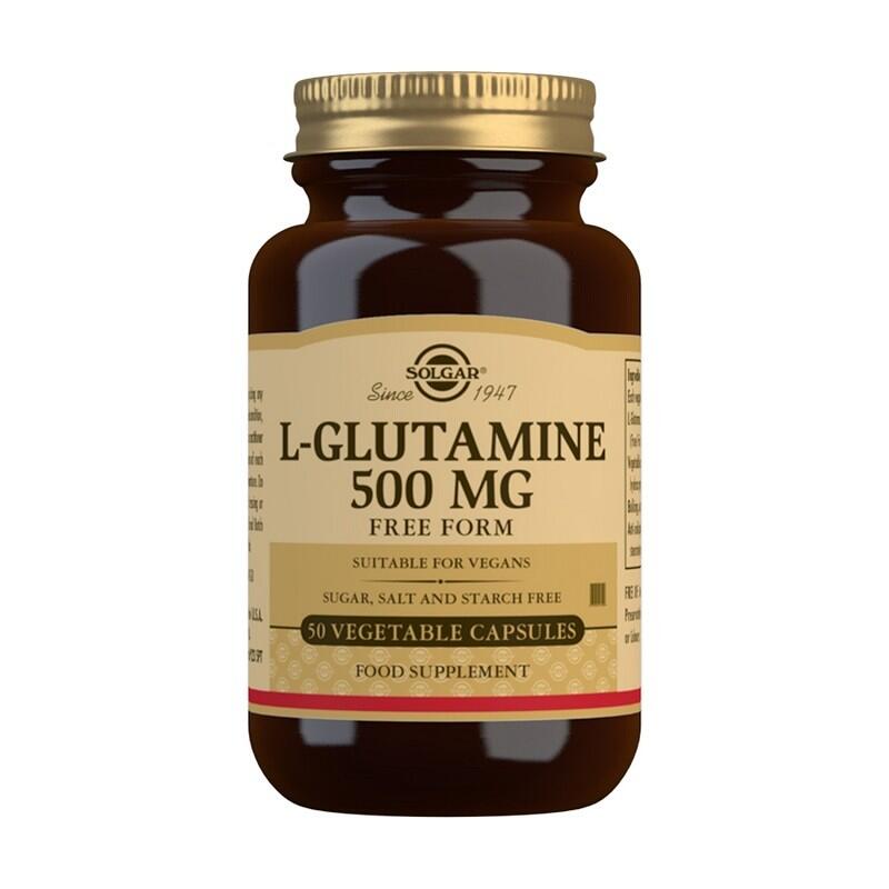 SOLGAR L-Glutamina 500mg (50 Cápsulas)