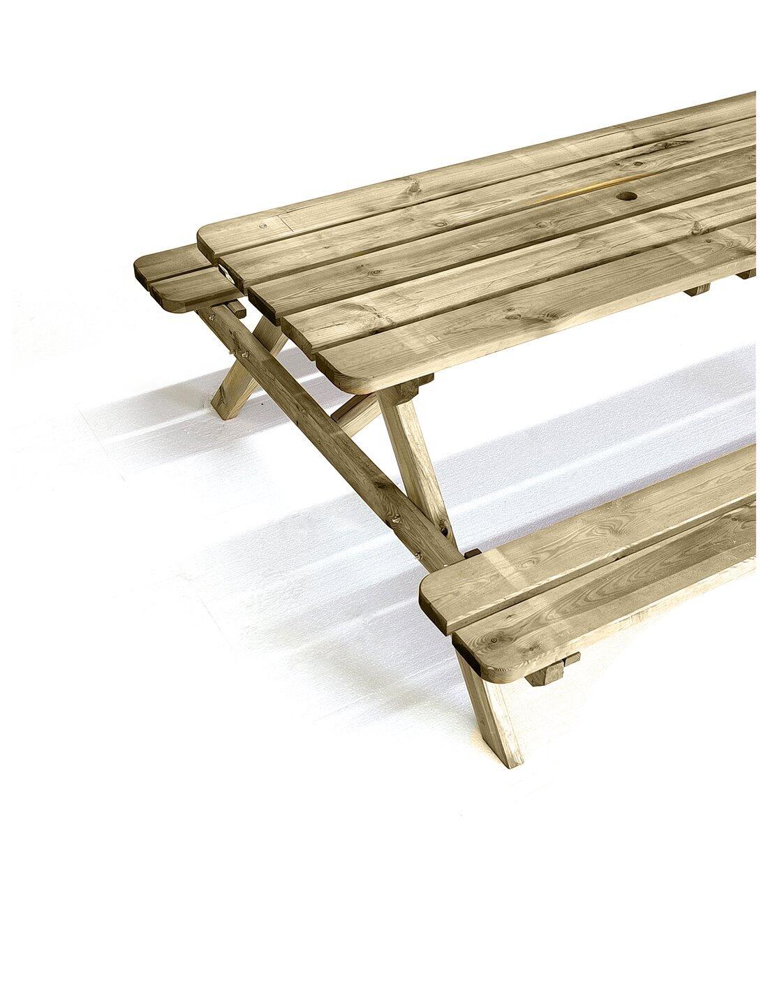 Mesa de Picnic para 6-8 adultos | Resist 3/5