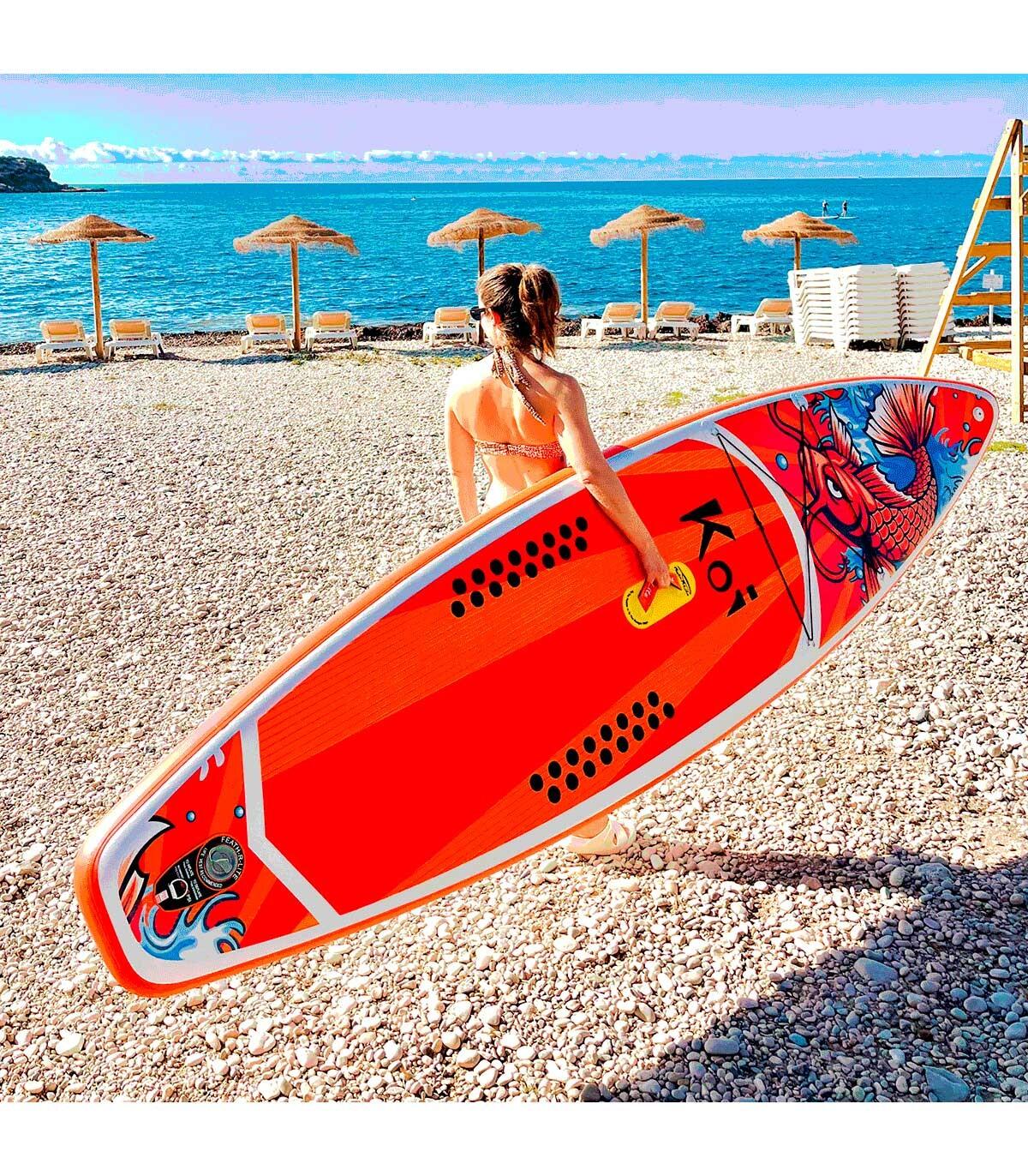 Opblaasbaar SUP board KOI 11'6" – paddle board 350x84x15 cm Drop Stitch 6/7