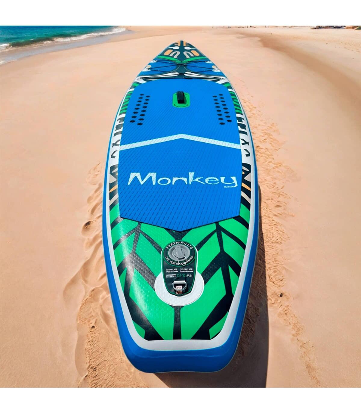 Stand up paddle gonflable MONKEY 11'6" allround – SUP 350x84x15 cm complet 3/7