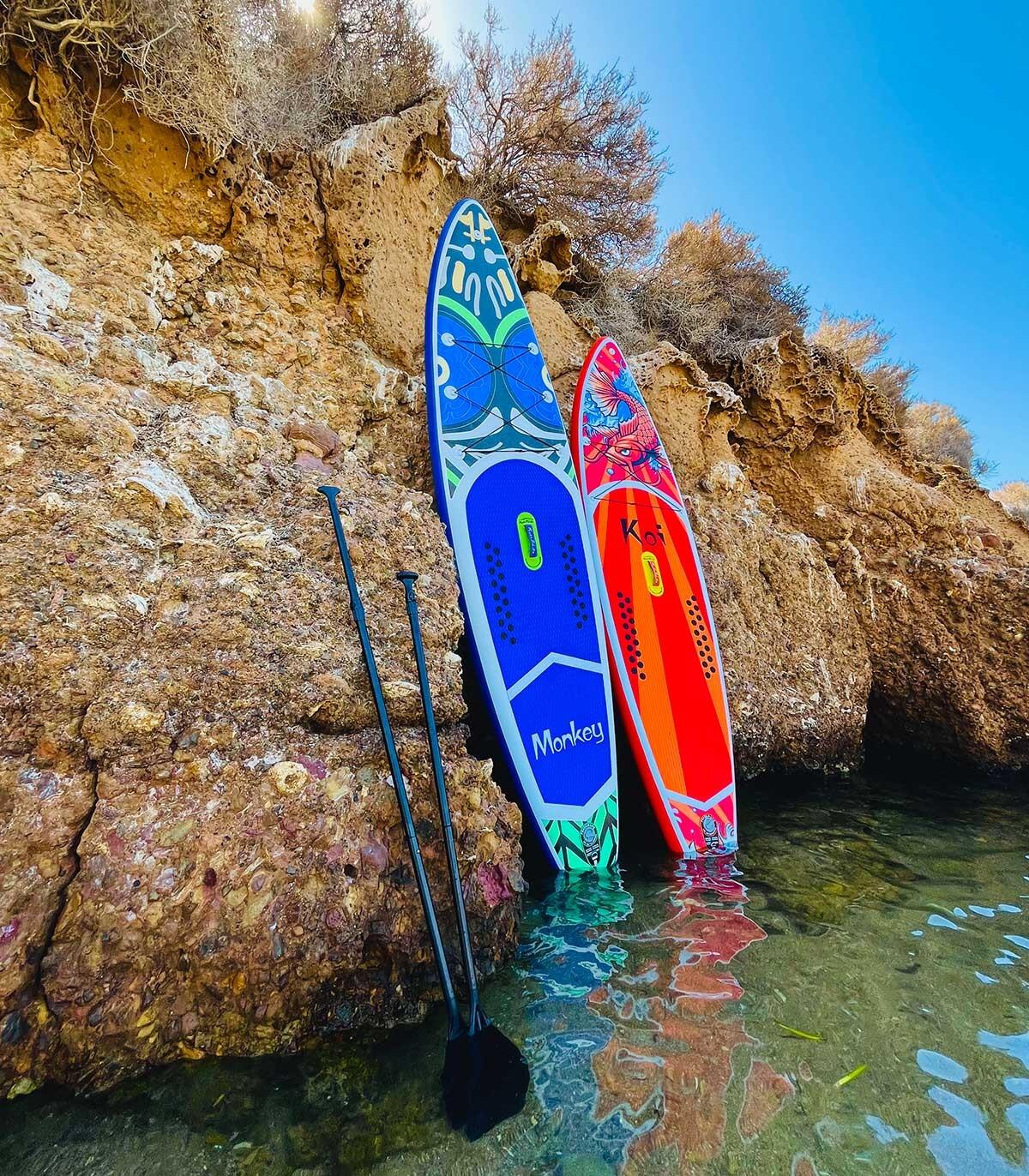 Stand up paddle gonflable MONKEY 11'6" allround – SUP 350x84x15 cm complet 7/7
