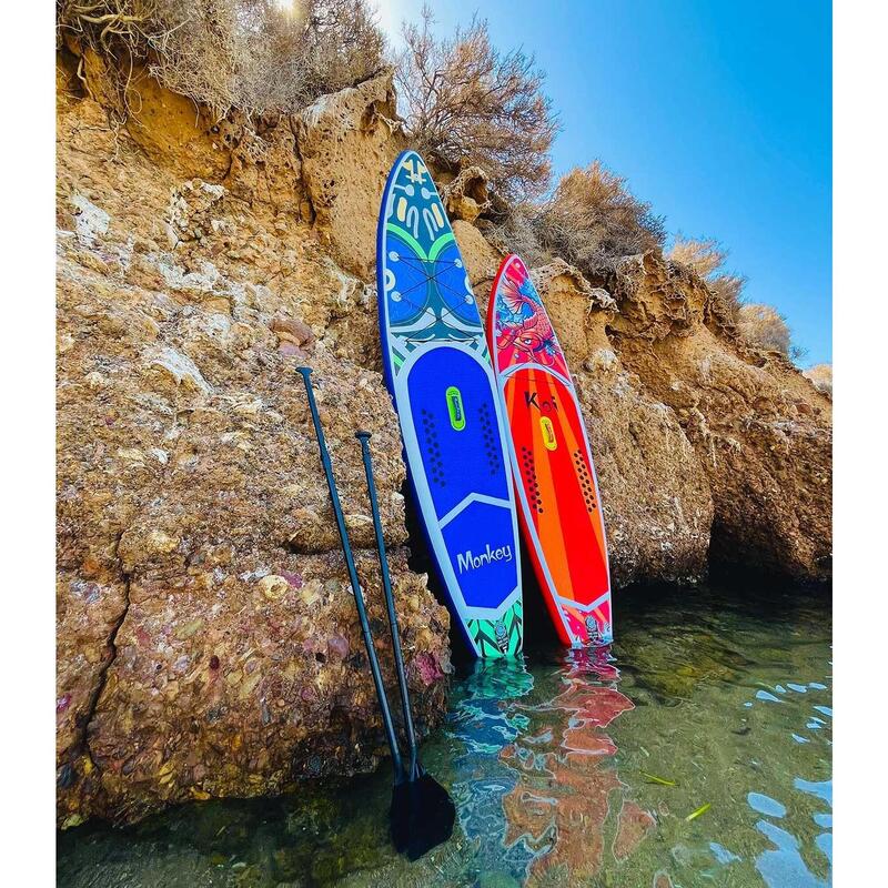 Planche de Paddle Surf Gonflable MONKEY 11'6" (350x84x15 cm)