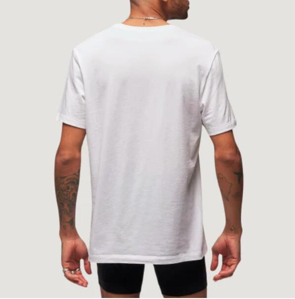 Camiseta nike jordan flight base tee pk - hombre - blanco 3/5