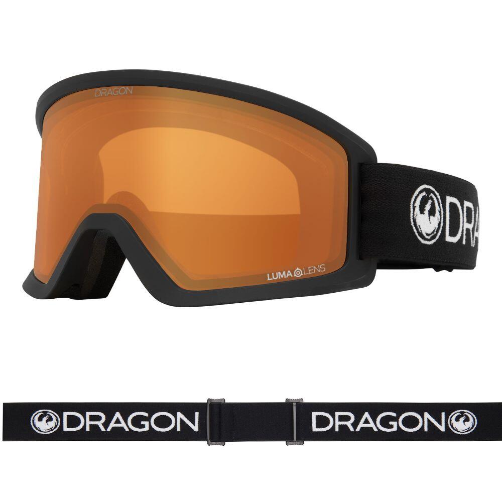 DX3 OTG Lunettes De Ski Unisexes - Black/LL Red Ion & LL Amber 6/7