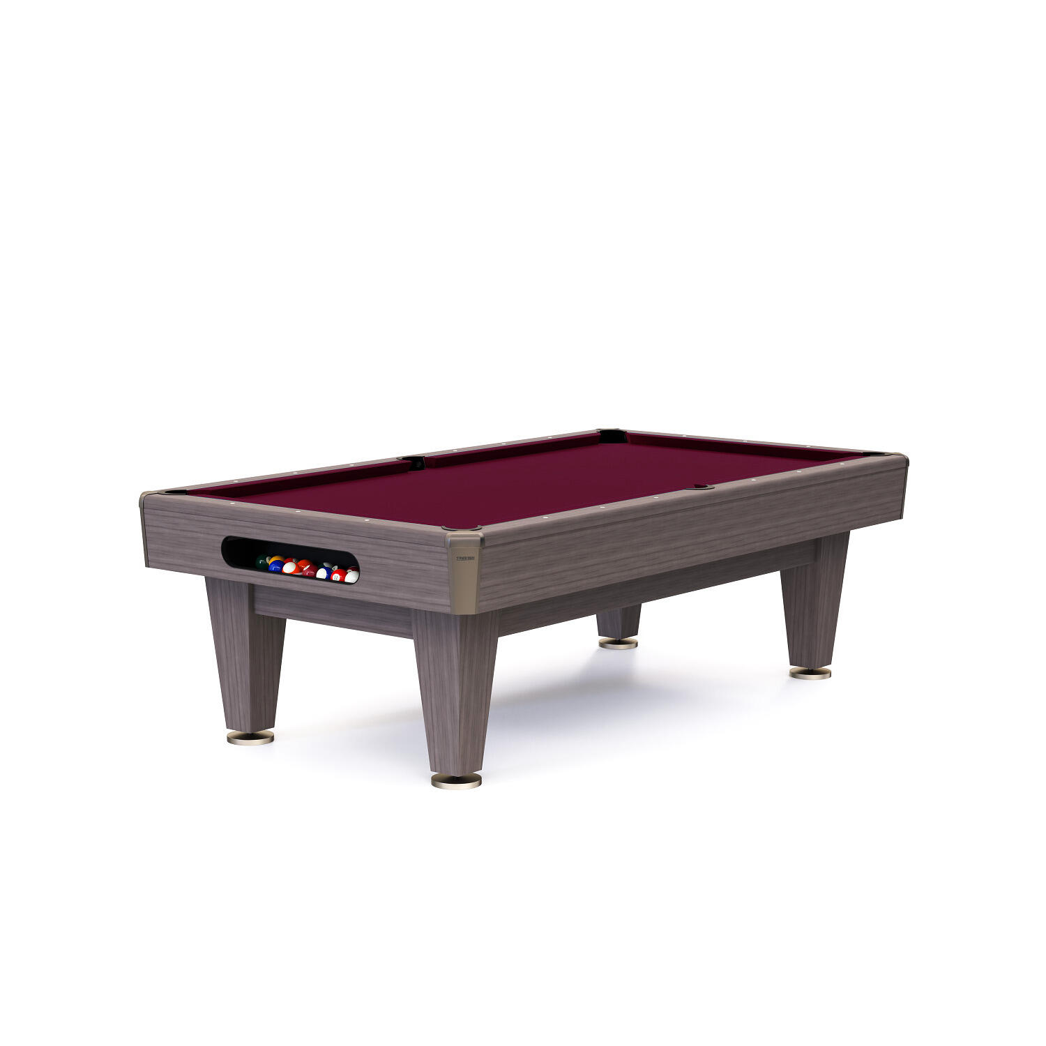 STRADIVARI Tavolo da biliardo Nero Simonis 860 Vino 8 piedi (Campo 224x112 cm) Billard
