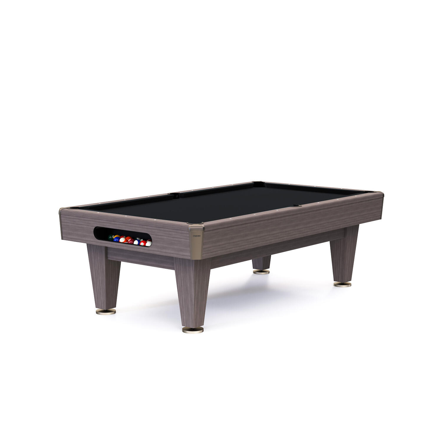 STRADIVARI Tavolo da biliardo Nero Simonis 860 Nero 8 piedi (Campo 224x112 cm) Billard