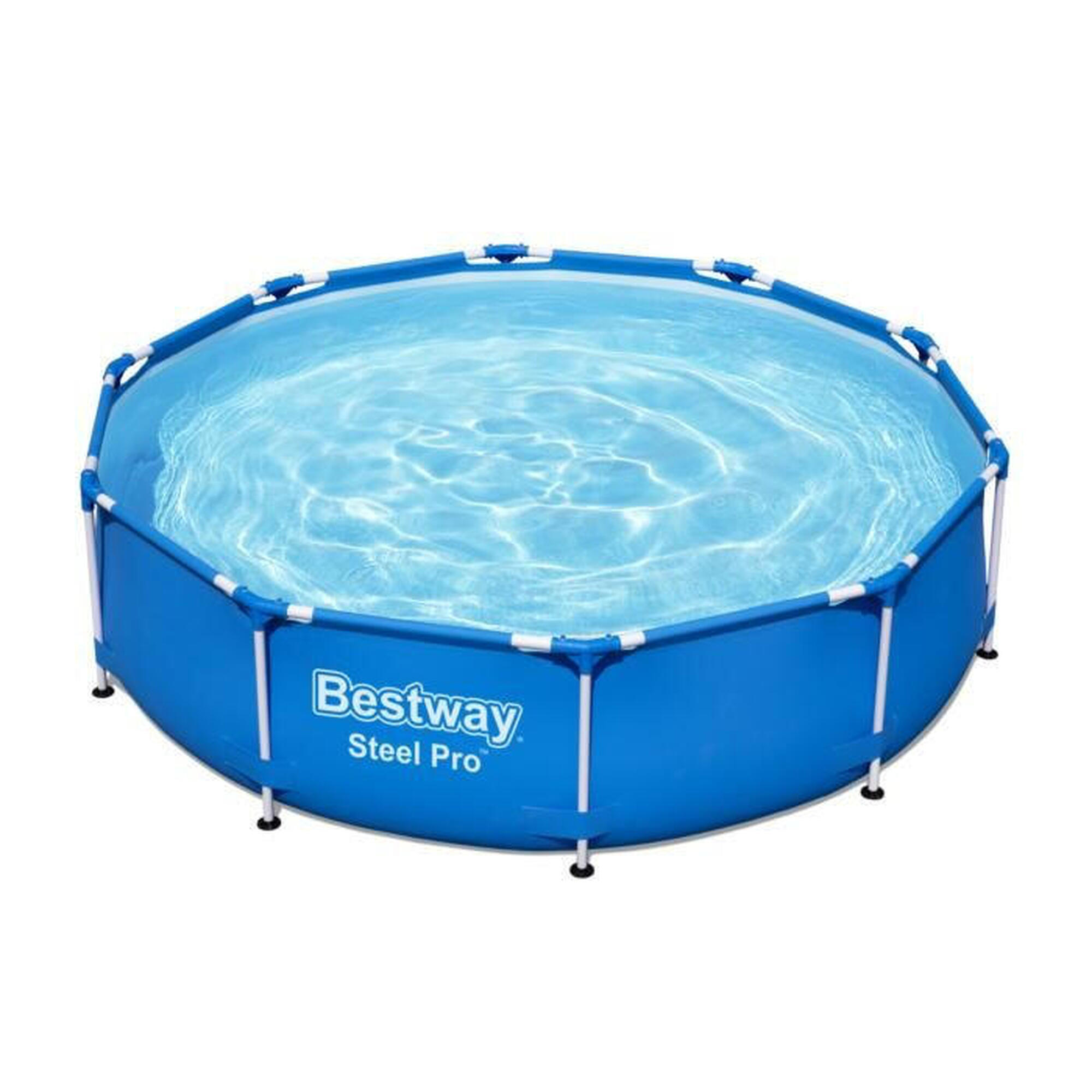 BESTWAY Piscine hors sol Steel Pro ronde 305 x 76 cm bleu clair