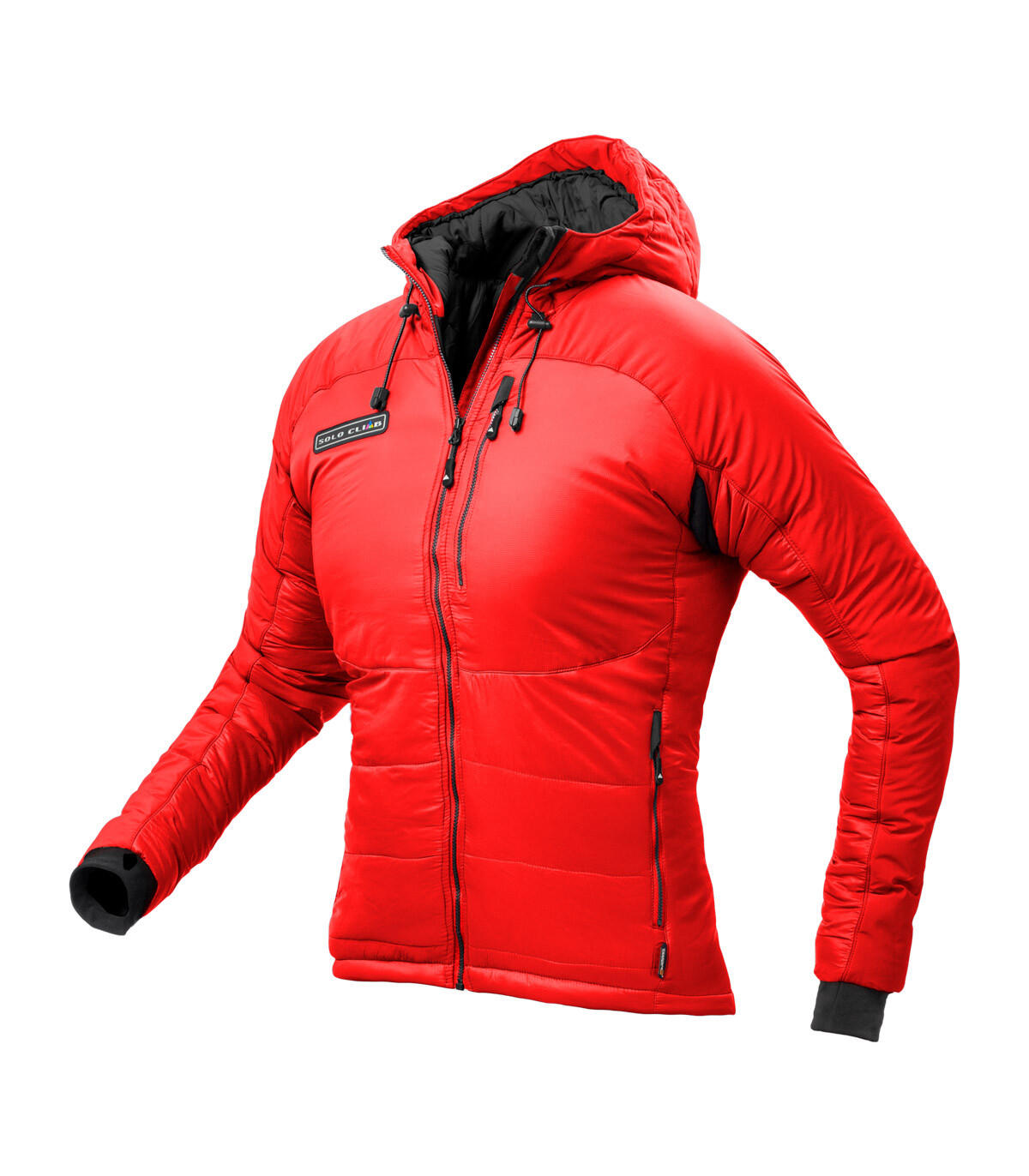 SOLO CLIMB Casaco Acolchado Nanga Alpinismo Mulher Térmico Vermelho